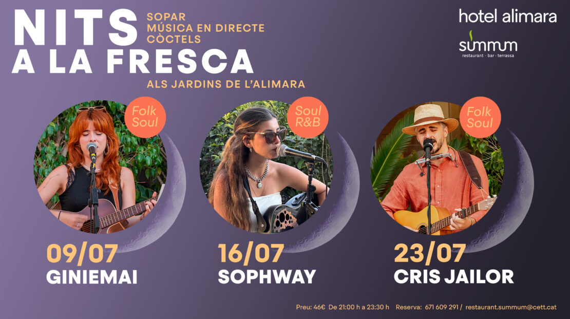 cena y musica en directo barcelona 2026